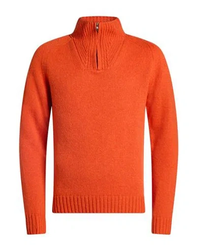 Messagerie Man Turtleneck Orange Size L Wool