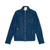 Messagerie Men's Jacket  Biker Raw In Blue