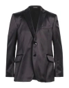 Messagerie Patrizio Piscaglia Man Blazer Black Size 44 Cotton, Metallic Fiber