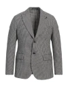Messagerie Patrizio Piscaglia Man Blazer Black Size 44 Wool, Polyester, Cotton
