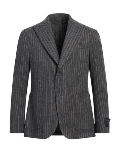 Messagerie Patrizio Piscaglia Man Blazer Grey Size 42 Wool, Polyester