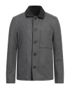 Messagerie Patrizio Piscaglia Man Coat Grey Size M Wool, Nylon, Cashmere