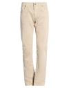 Messagerie Patrizio Piscaglia Man Jeans Khaki Size 34 Cotton, Elastane In Brown
