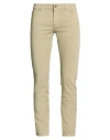 Messagerie Patrizio Piscaglia Man Jeans Sage Green Size 32 Cotton, Elastane In Neutral