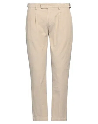 Messagerie Patrizio Piscaglia Man Pants Beige Size 32 Cotton, Elastane In Sand