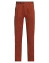 Messagerie Patrizio Piscaglia Man Pants Brown Size 30 Cotton, Elastane