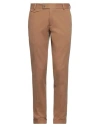 Messagerie Patrizio Piscaglia Man Pants Camel Size 38 Cotton, Elastane