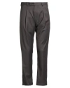 Messagerie Patrizio Piscaglia Man Pants Charcoal Size 32 Polyester, Viscose, Wool, Elastane In Gray