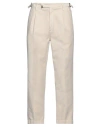Messagerie Patrizio Piscaglia Man Pants Cream Size 32 Cotton, Elastane In White