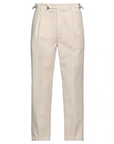 Messagerie Patrizio Piscaglia Man Pants Cream Size 32 Cotton, Elastane