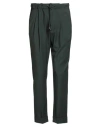 Messagerie Patrizio Piscaglia Man Pants Dark Green Size 30 Polyester, Wool, Elastane