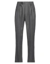 Messagerie Patrizio Piscaglia Man Pants Grey Size 36 Virgin Wool, Acrylic, Nylon, Cashmere In Gray