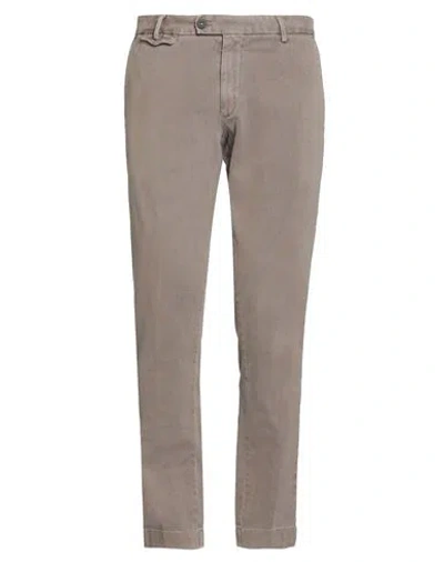 Messagerie Patrizio Piscaglia Man Pants Khaki Size 34 Cotton, Elastane In Sand