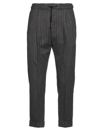 Messagerie Patrizio Piscaglia Man Pants Lead Size 36 Wool, Polyester