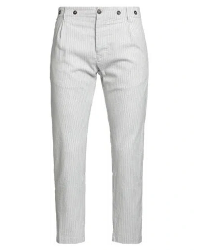 Messagerie Patrizio Piscaglia Man Pants Light Grey Size 34 Polyester, Cotton