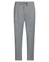 Messagerie Patrizio Piscaglia Man Pants Light Grey Size 36 Polyester, Wool, Elastane