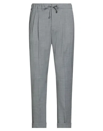 Messagerie Patrizio Piscaglia Man Pants Light Grey Size 36 Polyester, Wool, Elastane