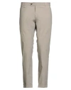 Messagerie Patrizio Piscaglia Man Pants Light Grey Size 38 Cotton, Elastane In Gray