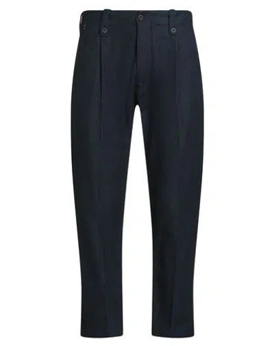 Messagerie Patrizio Piscaglia Man Pants Midnight Blue Size 32 Wool, Polyester, Cotton, Acrylic, Poly