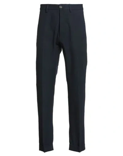 Messagerie Patrizio Piscaglia Man Pants Midnight Blue Size 36 Cotton, Elastane