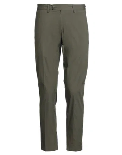 Messagerie Patrizio Piscaglia Man Pants Military Green Size 30 Cotton, Elastane