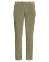 Messagerie Patrizio Piscaglia Man Pants Military Green Size 38 Cotton, Elastane