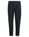 Messagerie Patrizio Piscaglia Man Pants Navy Size 34 Wool, Polyester, Cotton, Acrylic, Nylon In Blue