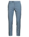 Messagerie Patrizio Piscaglia Man Pants Pastel Blue Size 36 Wool, Polyester, Elastane