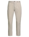 Messagerie Patrizio Piscaglia Man Pants Sand Size 32 Cotton, Elastane In Gray