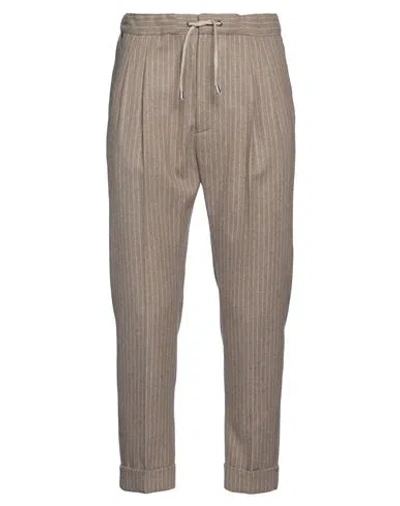 Messagerie Patrizio Piscaglia Man Pants Sand Size 34 Wool, Polyester