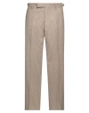Messagerie Patrizio Piscaglia Man Pants Sand Size 36 Wool, Polyester