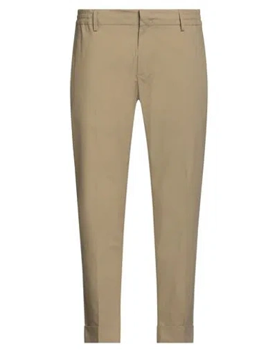 Messagerie Patrizio Piscaglia Man Pants Sand Size 38 Cotton, Elastane
