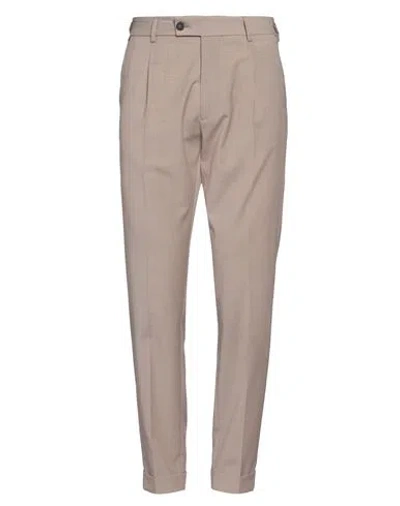 Messagerie Patrizio Piscaglia Man Pants Taupe Size 36 Wool, Polyester, Lycra