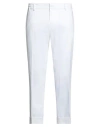 Messagerie Patrizio Piscaglia Man Pants White Size 36 Cotton, Elastane