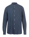 Messagerie Patrizio Piscaglia Man Shirt Blue Size 16 ½ Linen