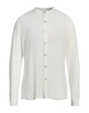 Messagerie Patrizio Piscaglia Man Shirt Cream Size 16 ½ Viscose, Polyamide