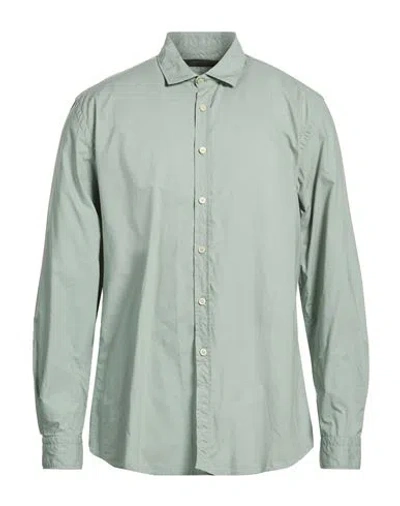 Messagerie Patrizio Piscaglia Man Shirt Sage Green Size 17 ½ Cotton