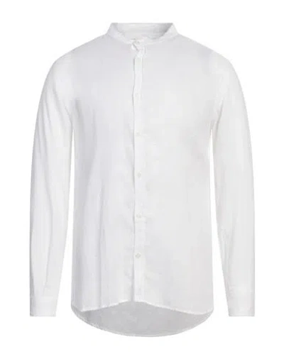 Messagerie Patrizio Piscaglia Man Shirt White Size 15 ½ Linen