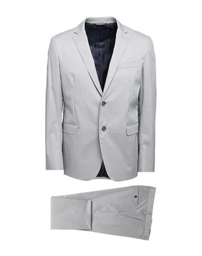 Messagerie Patrizio Piscaglia Man Suit Grey Size 42 Cotton, Elastane