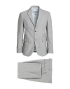 Messagerie Patrizio Piscaglia Man Suit Grey Size 42 Wool, Polyester, Elastane In Gray