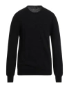 Messagerie Patrizio Piscaglia Man Sweater Black Size 42 Baby Alpaca Wool, Polyamide, Wool