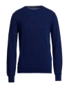 Messagerie Patrizio Piscaglia Man Sweater Bright Blue Size 44 Baby Alpaca Wool, Polyamide, Wool
