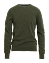 Messagerie Patrizio Piscaglia Man Sweater Green Size 44 Baby Alpaca Wool, Polyamide, Wool