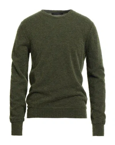 Messagerie Patrizio Piscaglia Man Sweater Green Size 44 Baby Alpaca Wool, Polyamide, Wool