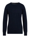 Messagerie Man Sweater Bright Blue Size 44 Alpaca Wool, Polyamide, Elastane In Blue