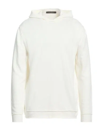 Messagerie Patrizio Piscaglia Man Sweater White Size 42 Cotton