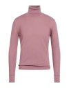 Messagerie Patrizio Piscaglia Man Turtleneck Antique Rose Size 42 Wool, Acrylic