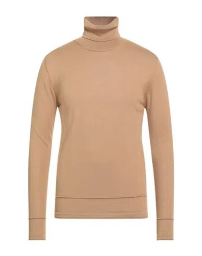 Messagerie Patrizio Piscaglia Man Turtleneck Beige Size 44 Wool, Acrylic