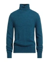 Messagerie Patrizio Piscaglia Man Turtleneck Blue Size 42 Baby Alpaca Wool, Polyamide, Wool