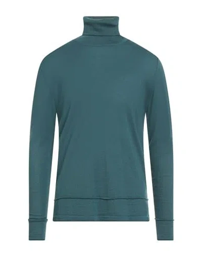 Messagerie Patrizio Piscaglia Man Turtleneck Deep Teal Size 44 Wool, Acrylic